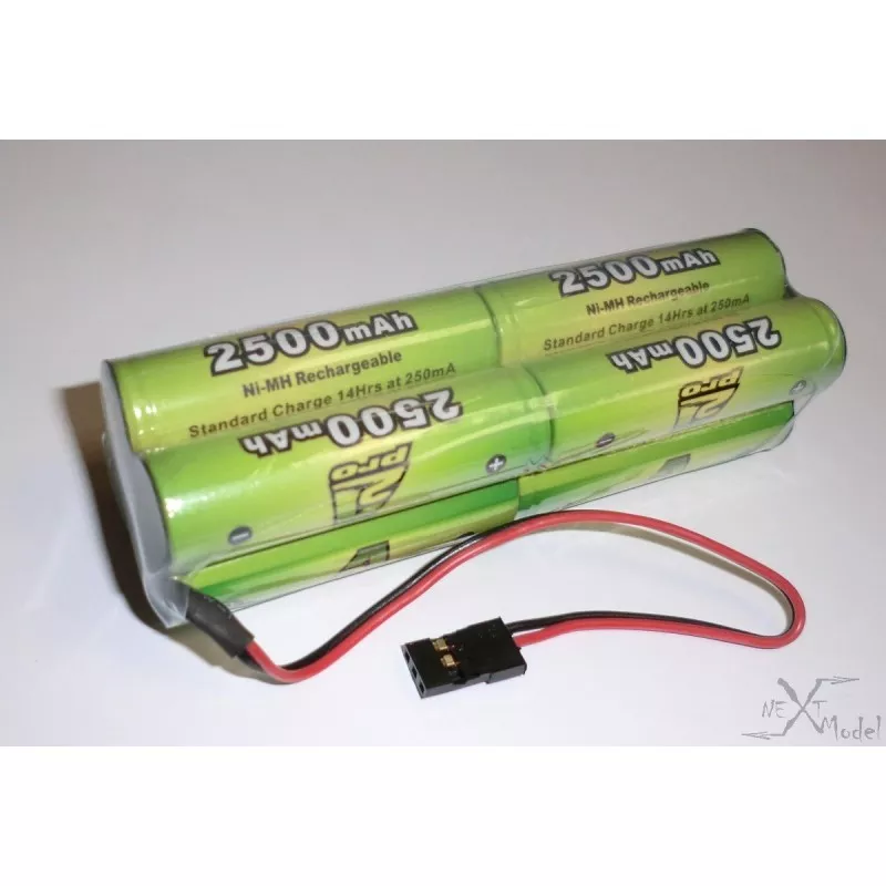 Transmitter battery 9.6V 2500mAh block (JR) - A2Pro A2Pro Z03N8255B - 1