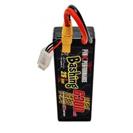 Li-Po 6300mAh 50C 2S 7.4V coqué (Multi) Pink Performance Pink Performance PP3-2S6300-M - 2