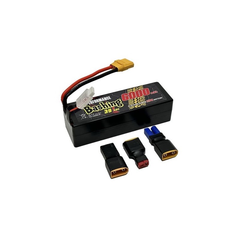 Li-Po 6000mAh 50C 3S 11.1V Case (Multi) Pink Performance Pink Performance PP3-3S6000-M - 1