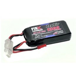 Li-Po 1300mAh 35C 2S 7.4V (JST) Pink Performance Pink Performance PP1-2S1300-J - 1