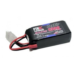 Li-Po 1300mAh 35C 3S 11.1V (JST) Pink Performance Pink Performance PP1-3S1300-J - 1