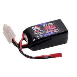 Li-Po 800mAh 35C 3S 11.1V (JST) Pink Performance Pink Performance PP1-3S0800-J - 1