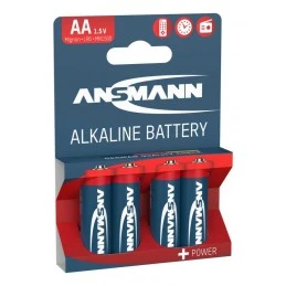 Ansmann AA LR6 Alkaline Batteries (4) Ansmann Racing 5015563 - 1