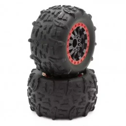 Roues complètes rouges (x2) MTX Funtek Funtek FTK-21057 - 1