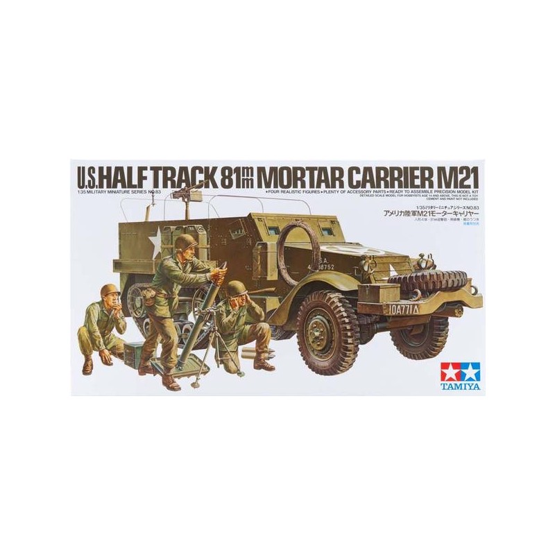 M21 Half-Track US 81mm Mortar Carrier 1/35 Tamiya Tamiya 35083 - 1