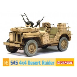 Jeep Desert Raider SAS 1/4 Dragon  D75038 - 1