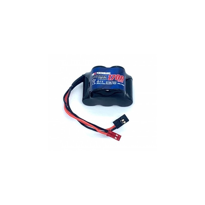 Accu réception  Hump 6V 1700mAh Ni-Mh JR/JST Pink Performance Pink Performance PP6-1700H - 1