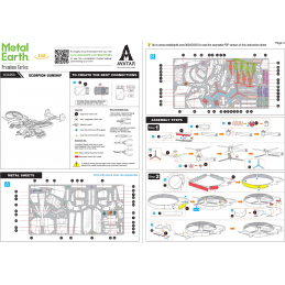 Iconx Scorpion Gunship Avatar Metal Earth Metal Earth ICX253 - 5