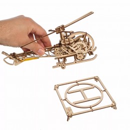 Mini hélicoptère Puzzle 3D bois UGEARS UGEARS UG-70225 - 3