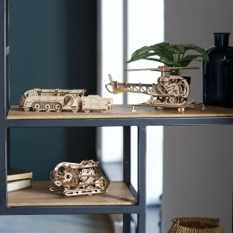 Mini hélicoptère Puzzle 3D bois UGEARS UGEARS UG-70225 - 5