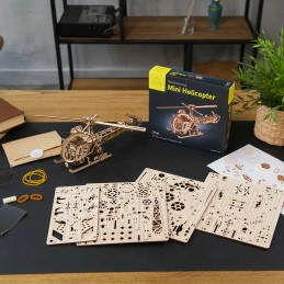 Mini hélicoptère Puzzle 3D bois UGEARS UGEARS UG-70225 - 7