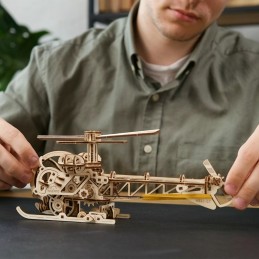 Mini Helicopter Puzzle 3D Wood UGEARS UGEARS UG-70225 - 8