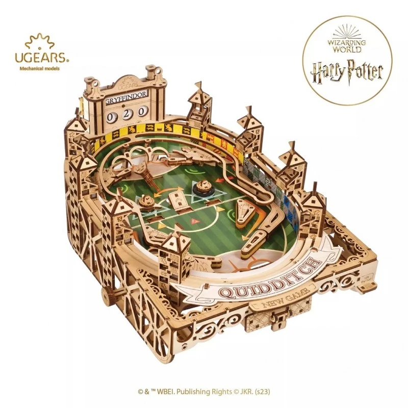 Quidditch Pinball Harry Potter Puzzle 3D Wood UGEARS UGEARS UG-70231 - 1 Quidditch Pinball Harry Potter Puzzle 3D Wood UGEARS UGEARS UG-70231 - 1