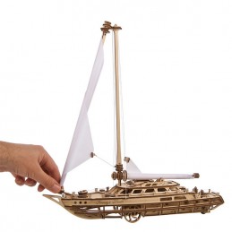 Bateau à voile Serenity's Dream Puzzle 3D bois UGEARS UGEARS UG-70224 - 6