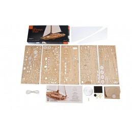 Serenity's Dream Wooden 3D Puzzle Sailing Boat UGEARS UGEARS UG-70224 - 8