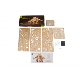 Dinosaur Stegosaurus Puzzle 3D Wood UGEARS UGEARS UG-70222 - 7