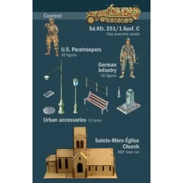 Battle of Sainte-Mère-Eglise 06/06/1944 1/72 Italeri Italeri I6199 - 4