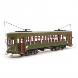 New Orleans Tram 1/24 Wood Metal Construction Kit OcCre OcCre 53012 - 1