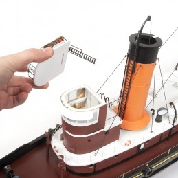 Tug boat Hercules RC 1/50 wood construction kit OcCre OcCre 61002 - 5
