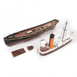Bateau Remorqueur Hercules RC 1/50 kit construction bois OcCre OcCre 61002 - 6