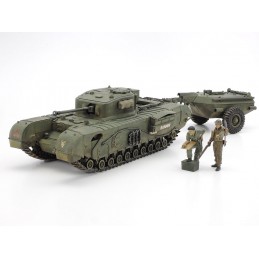 Churchill Crocodile Tank & 1/35 Tamiya Trailer Tamiya 35100 - 1