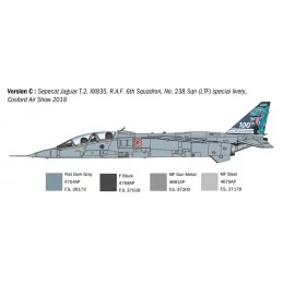 JAGUAR T.2 RAF 1/72 Italeri aircraft Italeri I1470 - 6