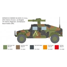 HMMWV M966 TOW Carrier 1/35 Italeri Italeri I6598 - 4