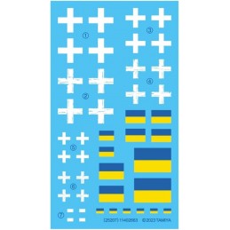 Char M1A1 Abrams UKRAINE 1/35 Tamiya Tamiya 25216 - 4