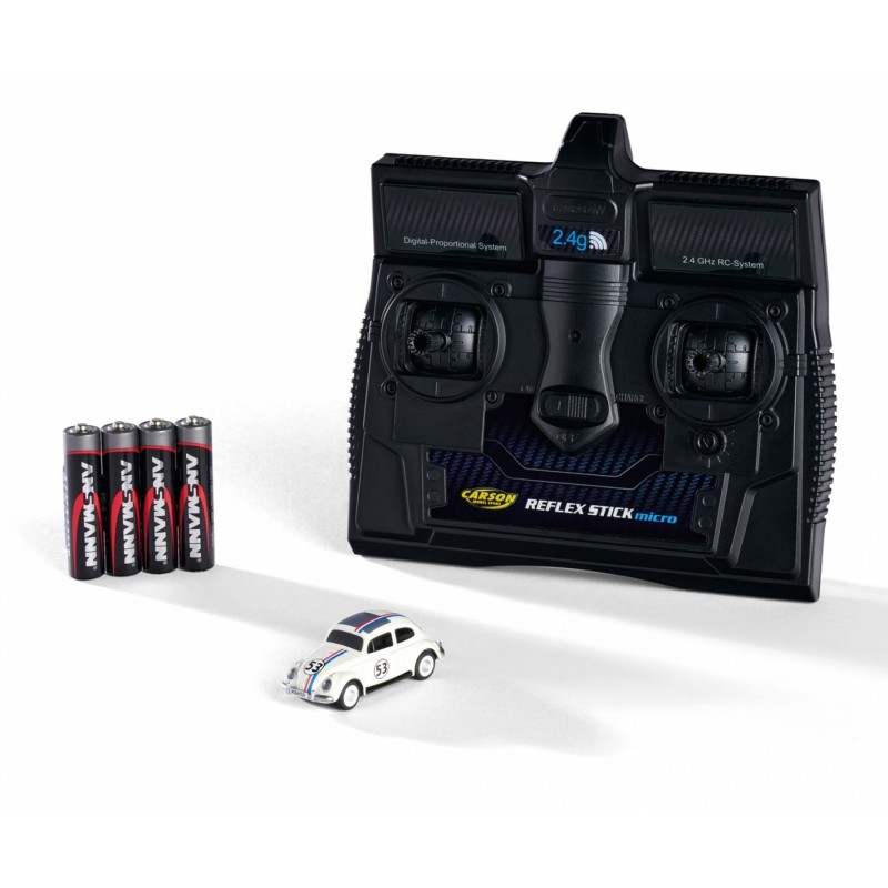 Volkswagen Coccinelle Beetle Rallye 2.4GHz RTR 1/87 Carson Carson 500504153 - 1