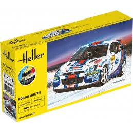 Ford FOCUS WRC 2001 1/43 Heller + colle et peintures Heller HEL-56196 - 1
