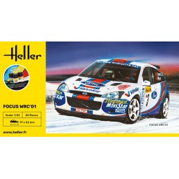 Ford FOCUS WRC 2001 1/43 Heller + colle et peintures Heller HEL-56196 - 2