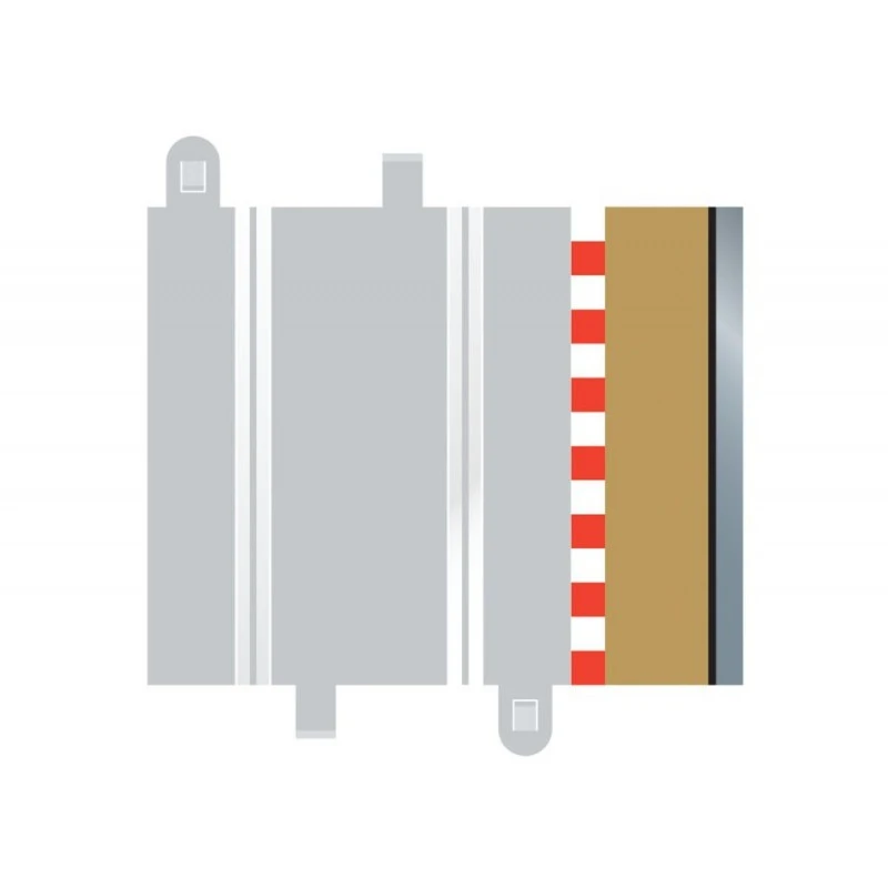Half Straight Edges 175mm (x4) 1/32 Scalextric Circuit Scalextric C8223 - 1