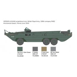 Vehicle DUKW 2 1/2 GMC Amphibious Truck 1/35 Italeri Italeri I6392 - 5