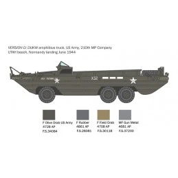 Vehicle DUKW 2 1/2 GMC Amphibious Truck 1/35 Italeri Italeri I6392 - 8