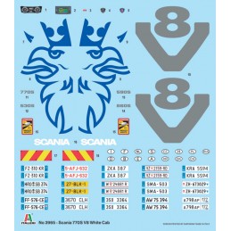 Camion Scania 770S V8 White Cab 1/24 Italeri Italeri I3965 - 3