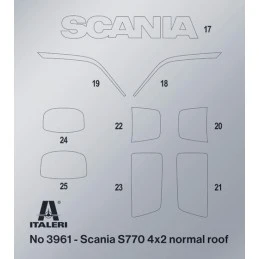 Camion Scania 770S V8 White Cab 1/24 Italeri Italeri I3965 - 4