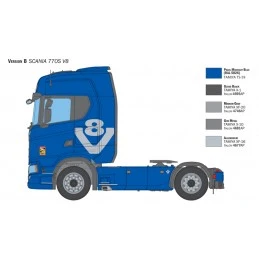 Camion Scania 770S V8 White Cab 1/24 Italeri Italeri I3965 - 6