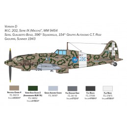 MC-202 Folgore 1/32 Italeri aircraft Italeri I2518 - 11