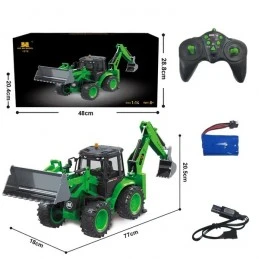 RC Backhoe Loader 1/18 2.4Ghz - HuiNa HuiNa Toys CY1579 - 4