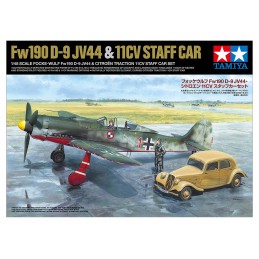 Avion Focke-Wulf Fw190D-9 JV44 et Citroën traction 11CV 1/48 Tamiya Tamiya 25213 - 2