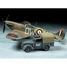 Spitfire Mk.I Aircraft and Tamiya 10HP 1/48 Light Utility Car Tamiya 25211 - 1