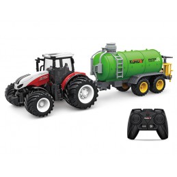 Korody Big Wheel RC Tractor + Sprinkler Tanker 1/24  K-6647K - 1