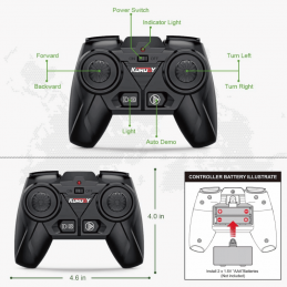 Tracteur RC grosses roues + citerne arroseur 1/24 Korody  K-6647K - 2