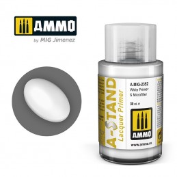A-STAND Paint White Primer & Microfiller 30ml Mig AMMO - MIG Jimenez A.MIG-2352 - 1