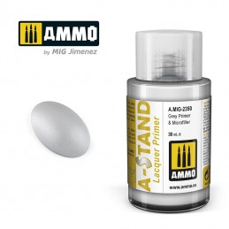 A-STAND Grey Primer & Microfiller Paint 30ml Mig AMMO - MIG Jimenez A.MIG-2350 - 1