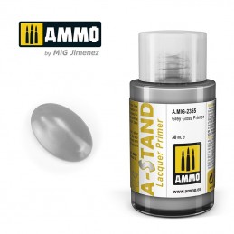 A-STAND Paint Gloss Grey Primer 30ml Mig AMMO - MIG Jimenez A.MIG-2355 - 1