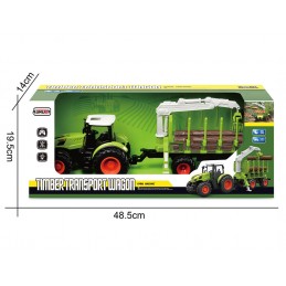 Green + RC Tractor with 1/24 Korody Grapple  K-6648 - 4