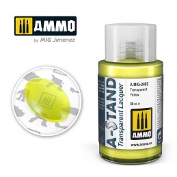 A-STAND Paint Transparent Yellow 30ml Mig AMMO - MIG Jimenez A.MIG-2402 - 1