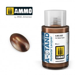 A-STAND Hot Metal Sepia Paint 30ml Mig AMMO - MIG Jimenez A.MIG-2422 - 1