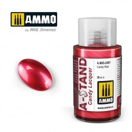 A-STAND Paint Red Candy 30ml Mig AMMO - MIG Jimenez A.MIG-2451 - 1